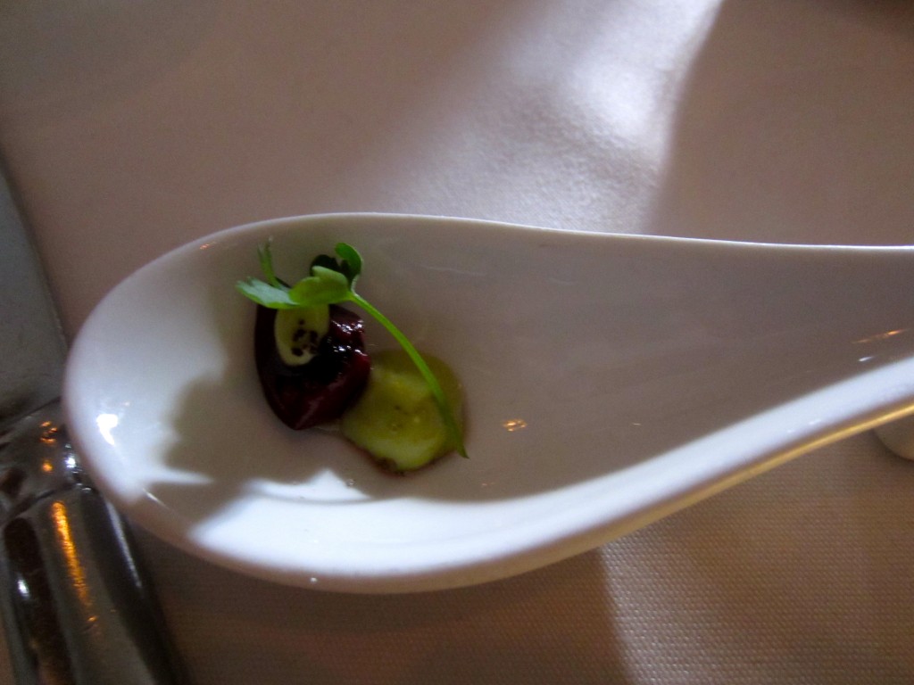 pickled cherry avocado olive