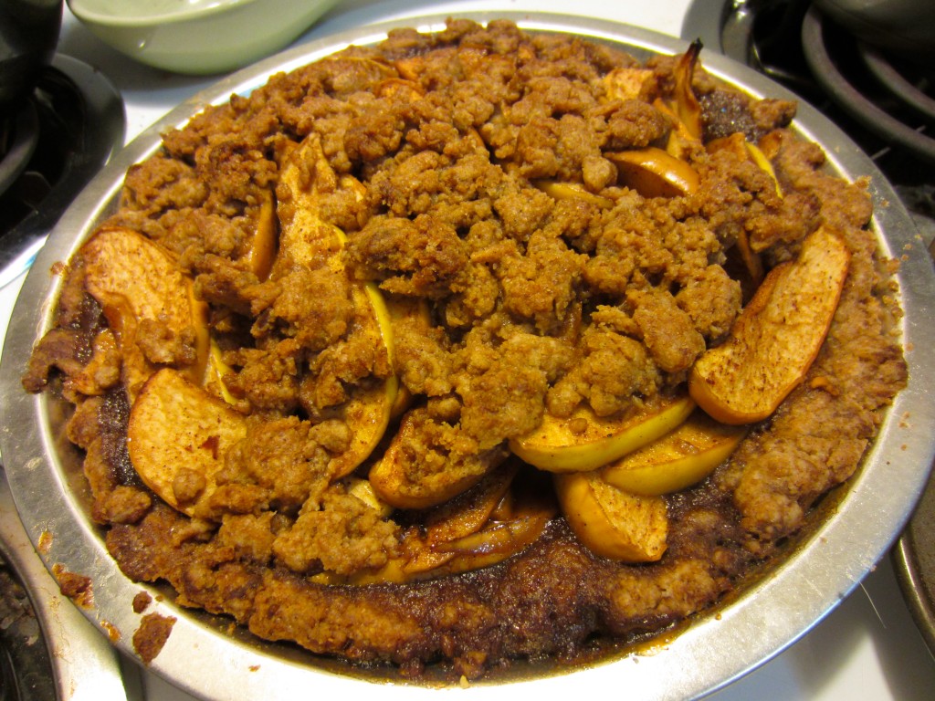gingerbread apple pie