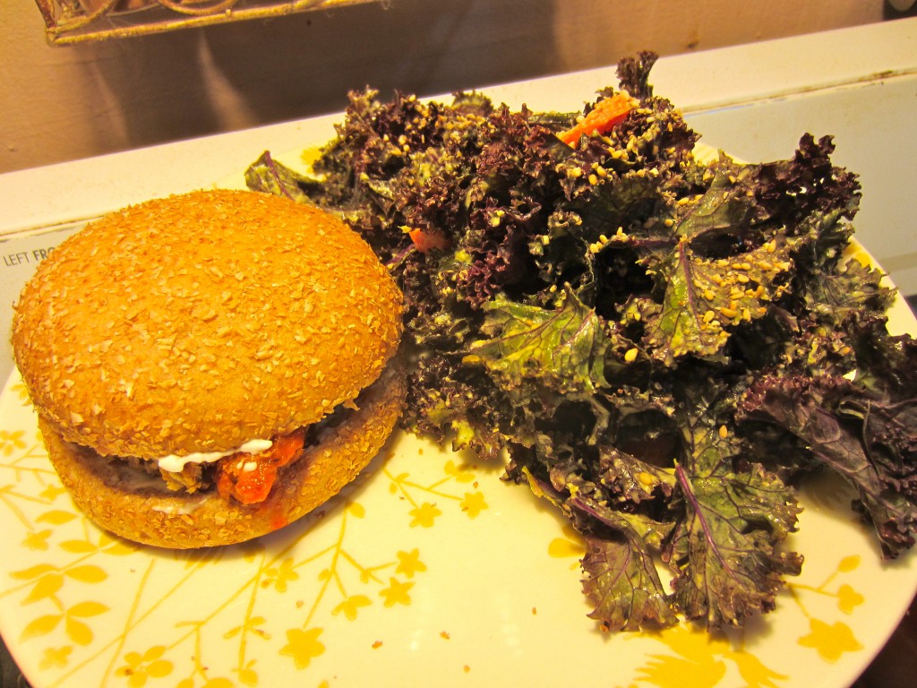tempeh wing sammich
