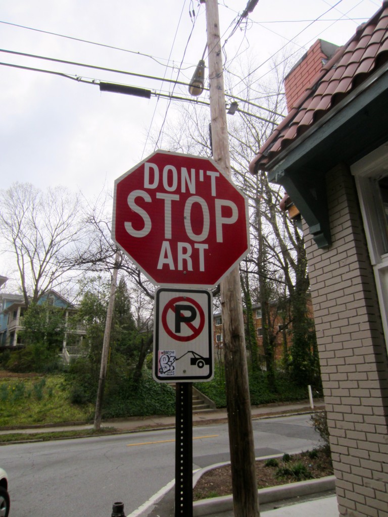 don't stop art