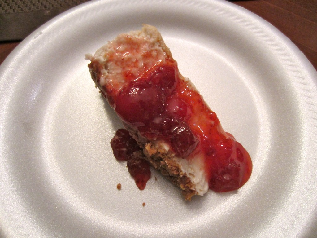 cheesecake with strawberries